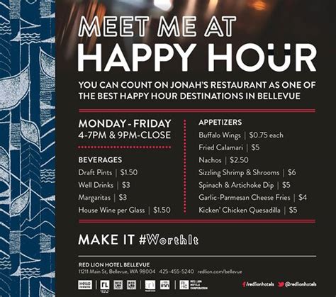happy hour times near me.